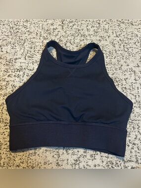 POPFLEX Smoky Navy Sweet Sesh Crop Top Size Medium